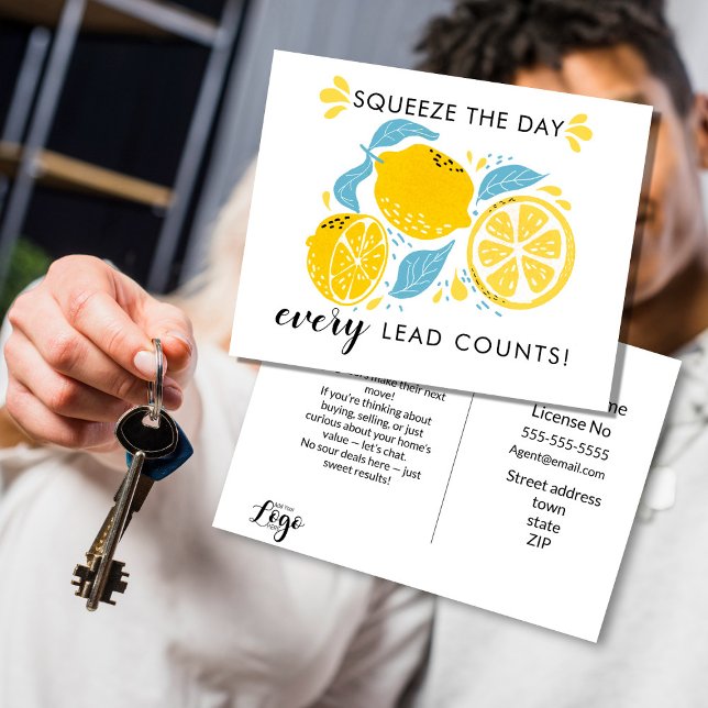 Flyer Realtor Marketing Postcard – Squeeze the Day,  (Subido por el creador)