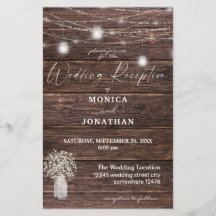 Recepción de bodas de luz de aliento del bebé con 