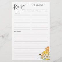 Receta de Cocina Bumblebee de Honeycomb floral de 