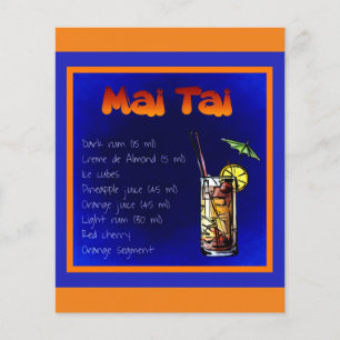 Flyer receta de mai tai-854531 BEBIDAS ALCOHÓLICAS