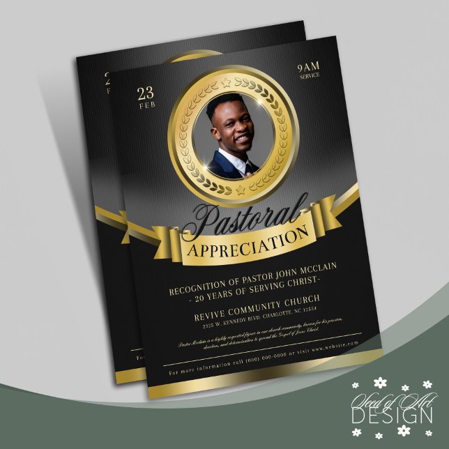 Flyer Reconocimiento de la Apreciación Pastoral Negra y  (Subido por el creador)