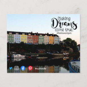 Flyer referencias que hacen que los sueños se hagan real