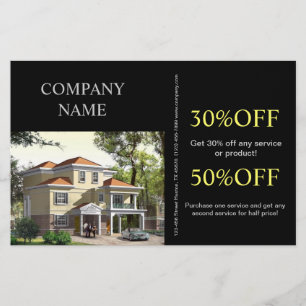 Flyer Reforma Construcción Renovación de Hogares Agente 