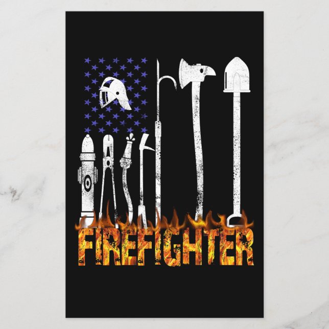 Flyer Regalo de bomberos | Regalo de los amantes de los  (Frente)