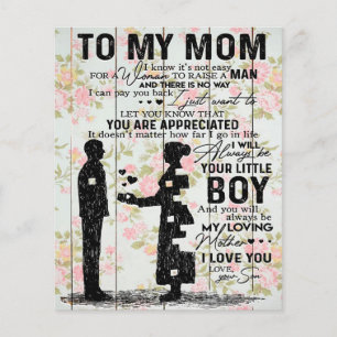 Flyer Regalo De Hijo A Mamá Para Mamá, Idea De Regalo De