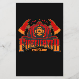 Flyer Regalo para bombero o bombera