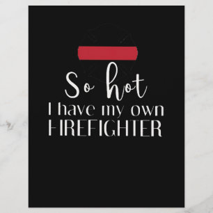 Flyer Regalo para Bombero Tan Caliente que Tengo Propi
