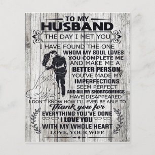 Flyer Regalo Para El Marido   A Mi Esposo Mejor Regalo