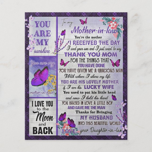 Flyer Regalo para mi suegra, regalo de cumpleaños para m (Frente)