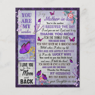 Flyer Regalo para mi suegra, regalo de cumpleaños para m