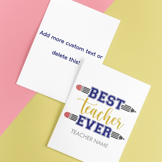 Flyer Regalo Personalizado Mejor Profesor - Regalo Perso (Subido por el creador)