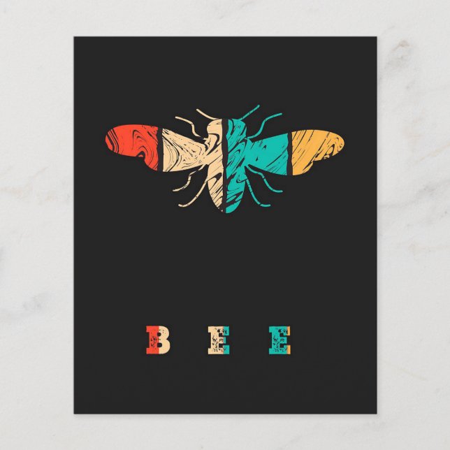 Flyer Regalos De Abejas, Me Encanta La Abeja, Regalo De  (Frente)