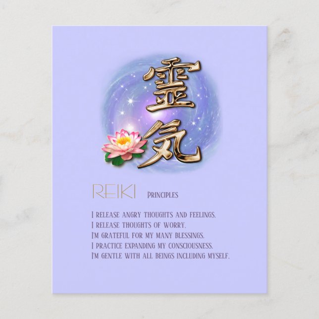 Flyer Reiki (personalizable) (Frente)