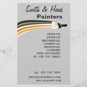 Flyer Remodelación del pintor de la casa profesional