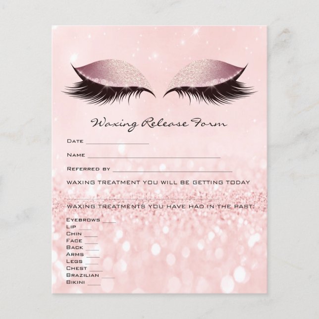 Flyer Renuncia De Responsabilidad Por Depilación Por Des (Frente)