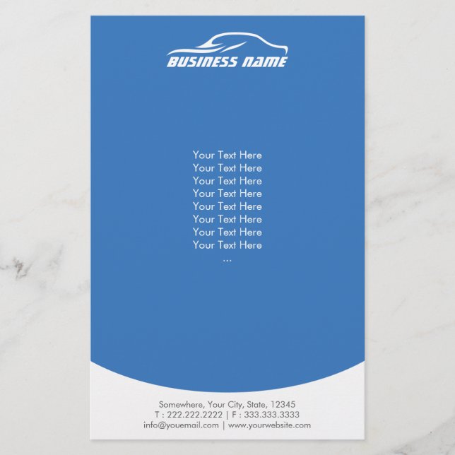 Flyer Reparación automática de coches Descarga automátic (Frente)