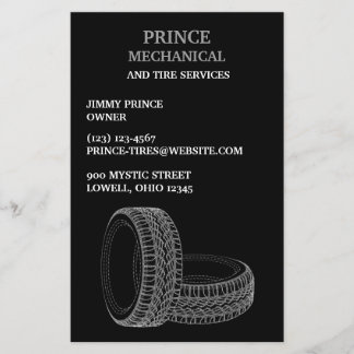 Flyer Reparación automática de neumáticos