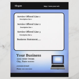 Flyer Reparación de Técnico de Computación