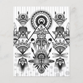 Flyer Resumen de la antigua tribu indígena