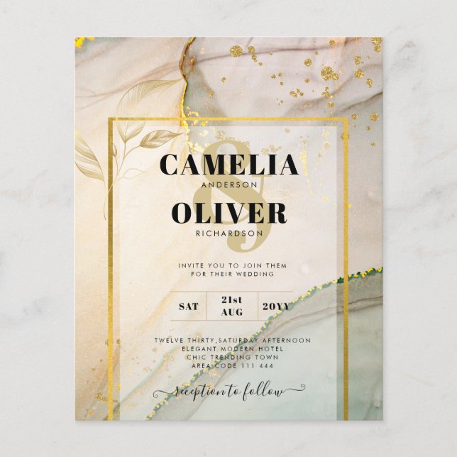 Flyer Resumen de tinta para alcohol Oyster Pearl Gold BO (Frente)