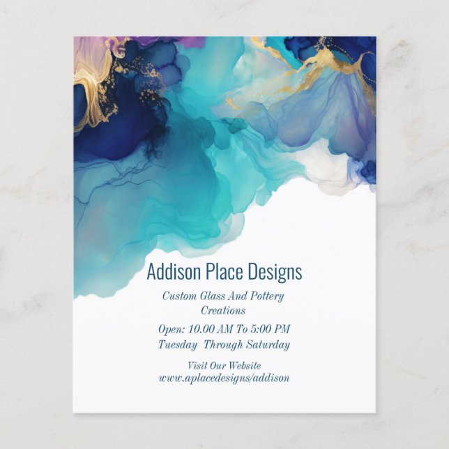 Flyer Resumen del negocio de las bebidas alcohólicas (Frente)