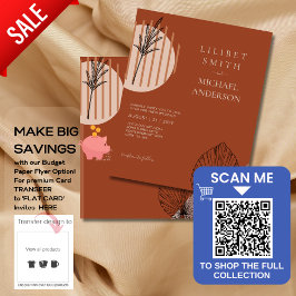 Flyer Resumen del presupuesto Boda de Grasa Terracotta P