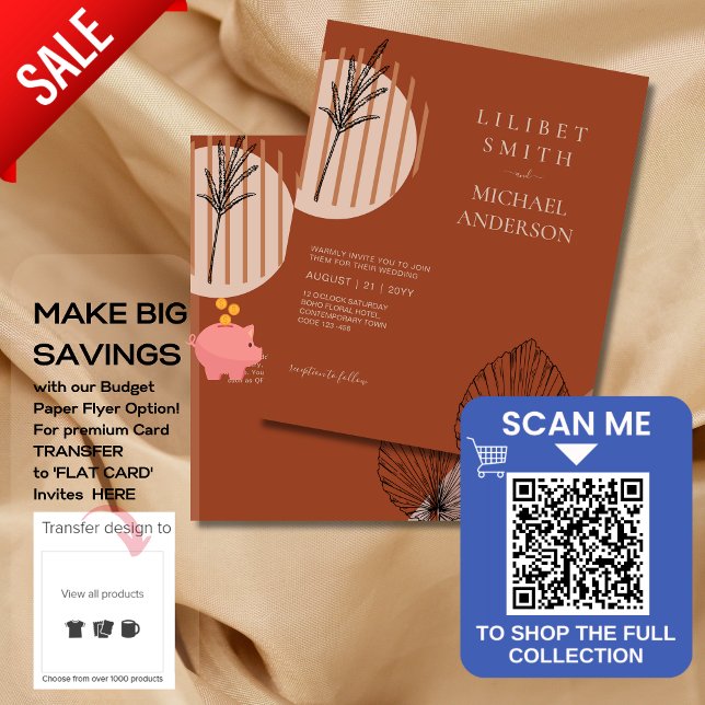 Flyer Resumen del presupuesto Boda de Grasa Terracotta P (Subido por el creador)