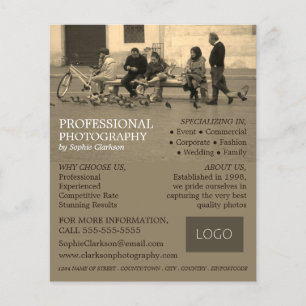 Flyer Retrato colectivo, fotografía, alquiler de fotógra