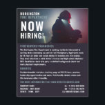 Flyer Retrato de bomberos, reclutamiento de bomberos<br><div class="desc">Retrato de bomberos,  volante de reclutamiento de bomberos por la tienda de tarjetas de visita.</div>