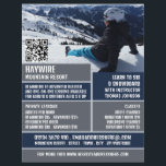 Flyer Retrato de esquiador, clases de esquí/snowboard<br><div class="desc">Retrato De Esquí,  Clases De Esquí/Snowboard/Clases Anunciantes Volantes De La Tienda De Tarjetas De Negocios.</div>