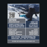Flyer Retrato de esquiador, clases de esquí/snowboard<br><div class="desc">Retrato De Esquí,  Clases De Esquí/Snowboard/Clases Anunciantes Volantes De La Tienda De Tarjetas De Negocios.</div>