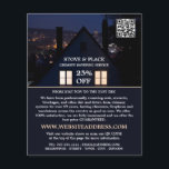Flyer Retrato nocturno de casa, servicio de barrido de c<br><div class="desc">Retrato de Casa en Noche,  Servicio de Barrido de Chimney Volante de Publicidad por la Tienda de Tarjetas de Negocios.</div>