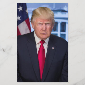 Flyer Retrato presidencial oficial de Donald Trump