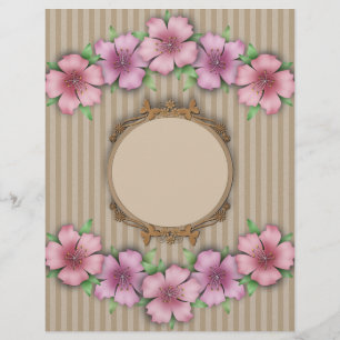 Flyer Retro , floral