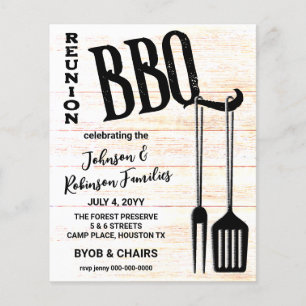 Flyer Reunión de familia BBQ