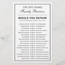 Flyer Reunión de la familia de los Divertidos de los Jue