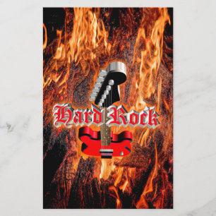 Flyer Roca dura en el fuego