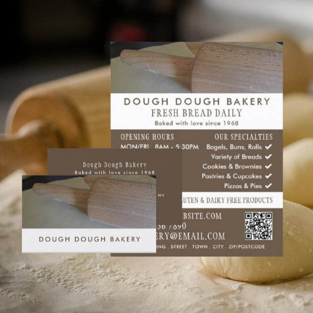 Flyer Roller and Pastry, Bakers, anuncio de la tienda de (Subido por el creador)
