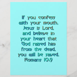 Flyer Romanos 10:9