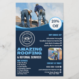 Flyer Roofing Company | Custom Logo Services