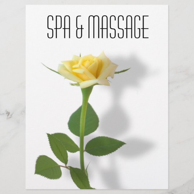 Flyer Rosa amarilla (Frente)