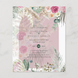 Flyer ROSA DE PRESUPUESTO Boda de Grasa Pampas