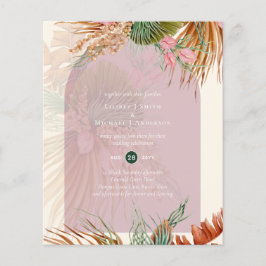 Flyer ROSA  Tropical Pampas Boda de Grasa