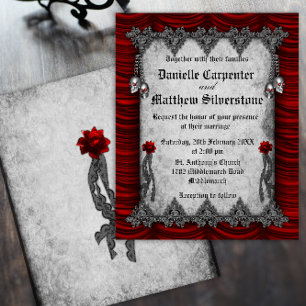 Flyer Rosas de sangre presupuestales e invitación a la b