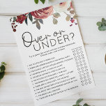 Flyer Rosas florales rojos de Rubor en la mira<br><div class="desc">Juego de ducha de novia o bajo. Watercolor Rojo y Rubor Floral. Los elementos coincidentes para completar la colección de eventos están disponibles en nuestra tienda Zazzle!</div>