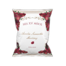 Roses rojos Quinceañera Chap Bag Wrapper