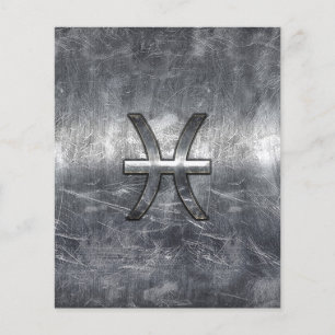 Flyer Rótulo Zodiaco en estampado de acero granulado