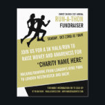 Flyer Runner Silhouette, evento de organización benéfica<br><div class="desc">Runner Silhouette,  Cargador de publicidad de eventos de caritativos Run-Walk-a-Thon por The Business Card Store.</div>