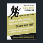 Flyer Runner Silhouette, evento de organización benéfica<br><div class="desc">Runner Silhouette,  Cargador de publicidad de eventos de caritativos Run-Walk-a-Thon por The Business Card Store.</div>