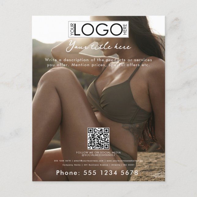 Flyer Sala de bronceado de negocios Spray Tan Beauty Pho (Frente)